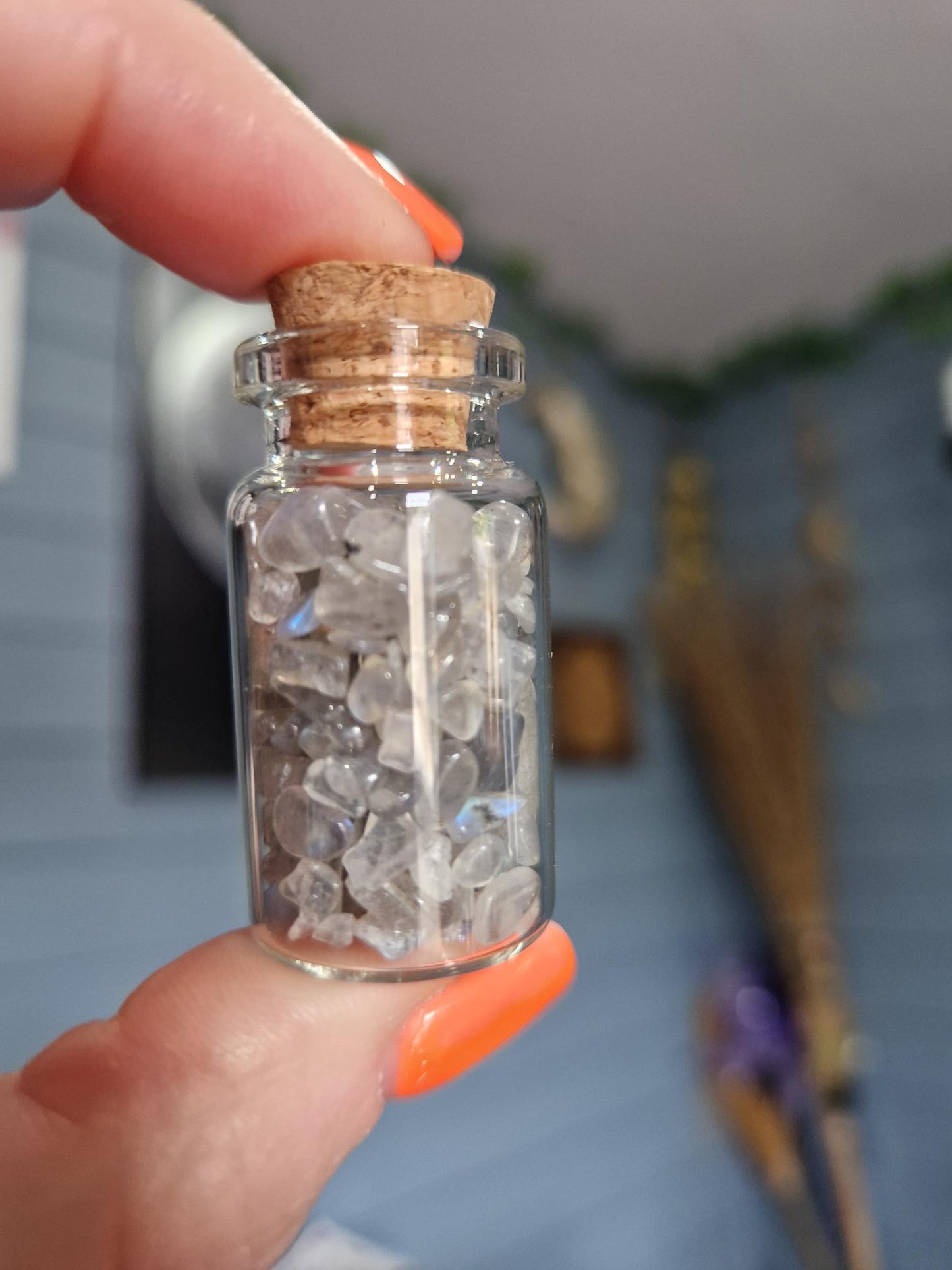Crystal Chips Spell Bottles