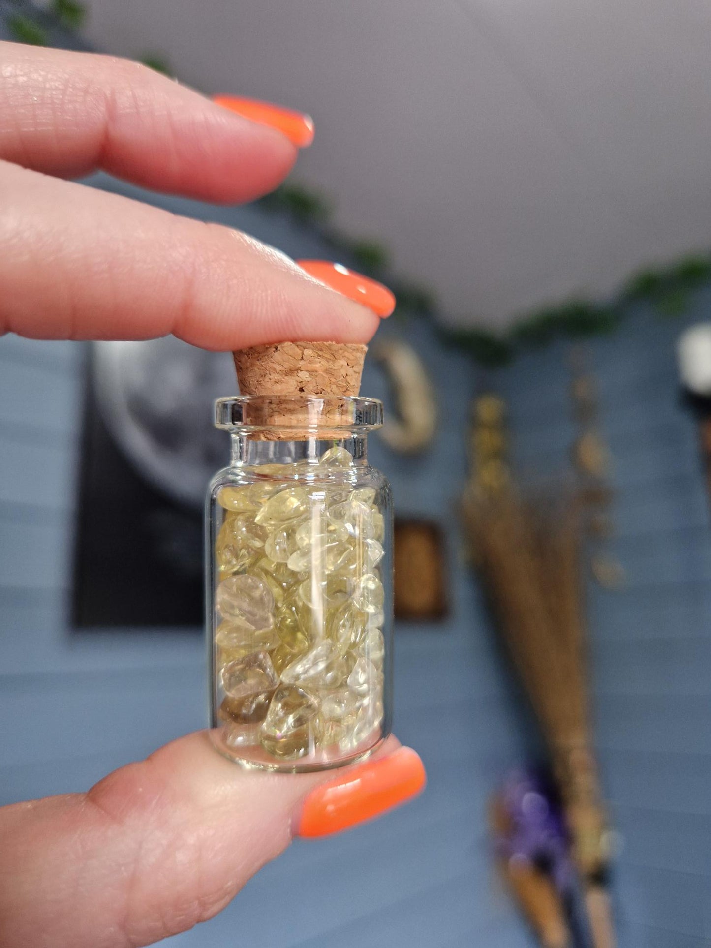Crystal Chips Spell Bottles
