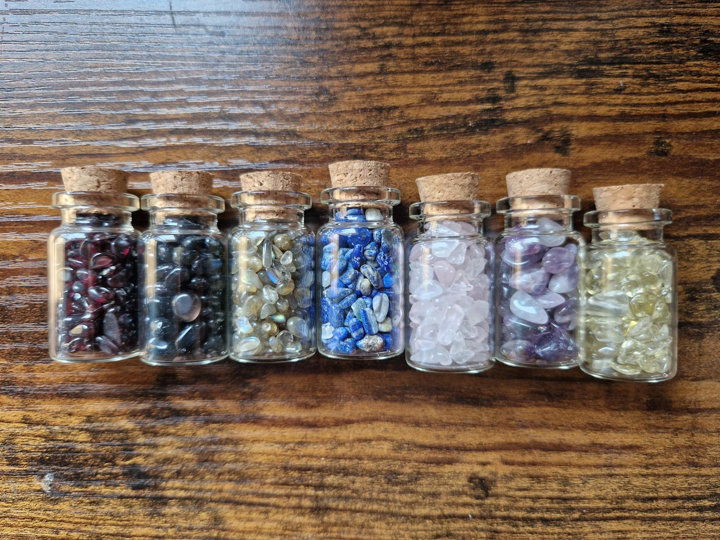 Crystal Chips Spell Bottles