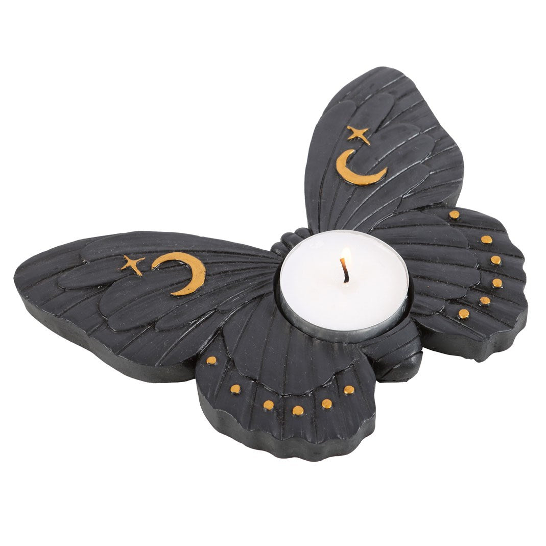 Dark Moth Tealight Holder