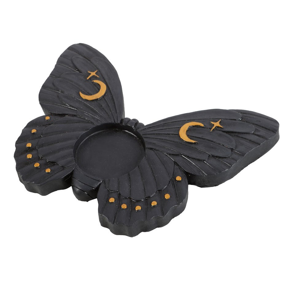 Dark Moth Tealight Holder
