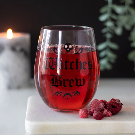 Witches Brew Wine glass