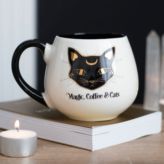 'Magic, Coffee and Cats' Coffee Mug