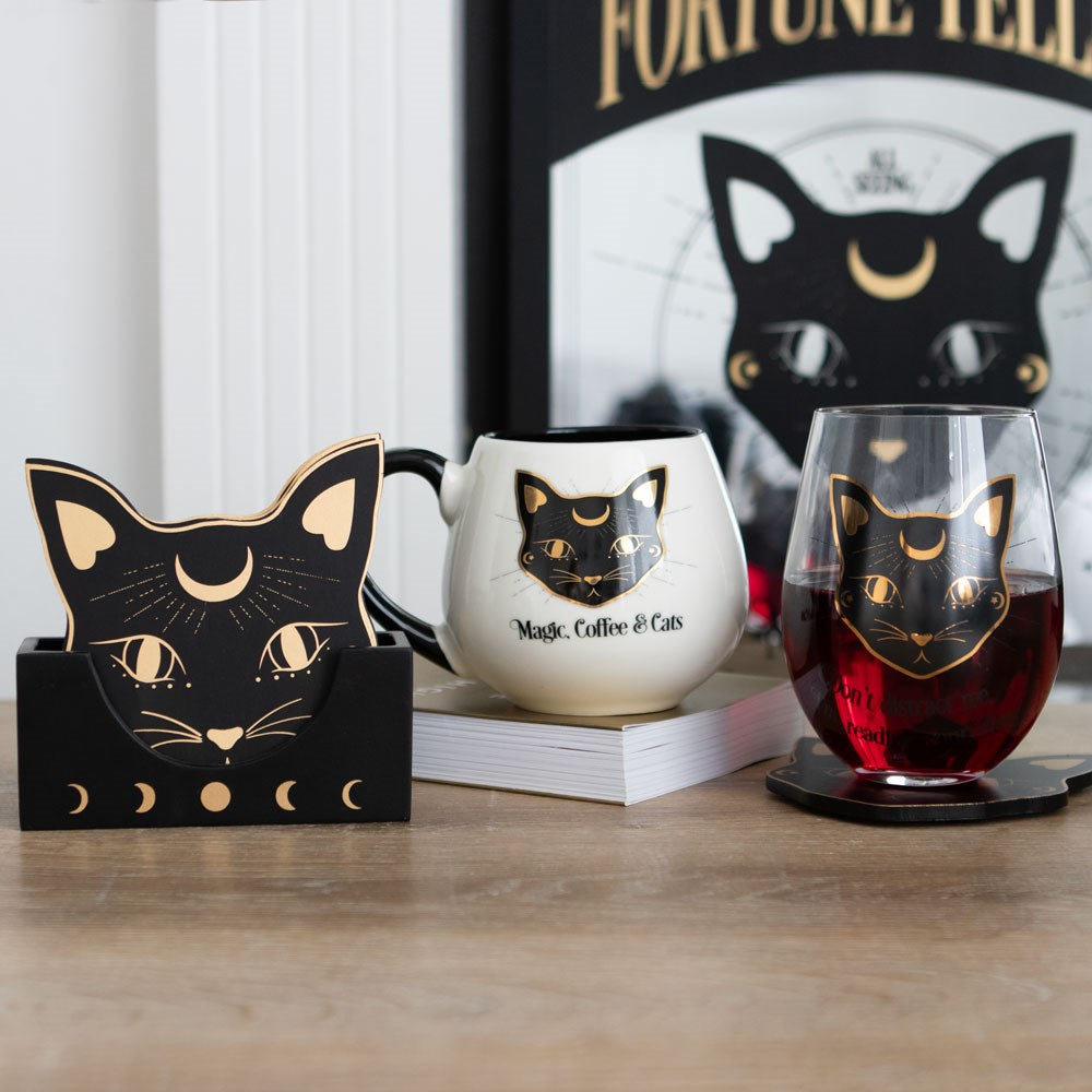 'Magic, Coffee and Cats' Coffee Mug