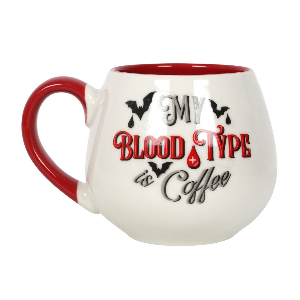 'My Blood Type is Coffee' Coffee Mug