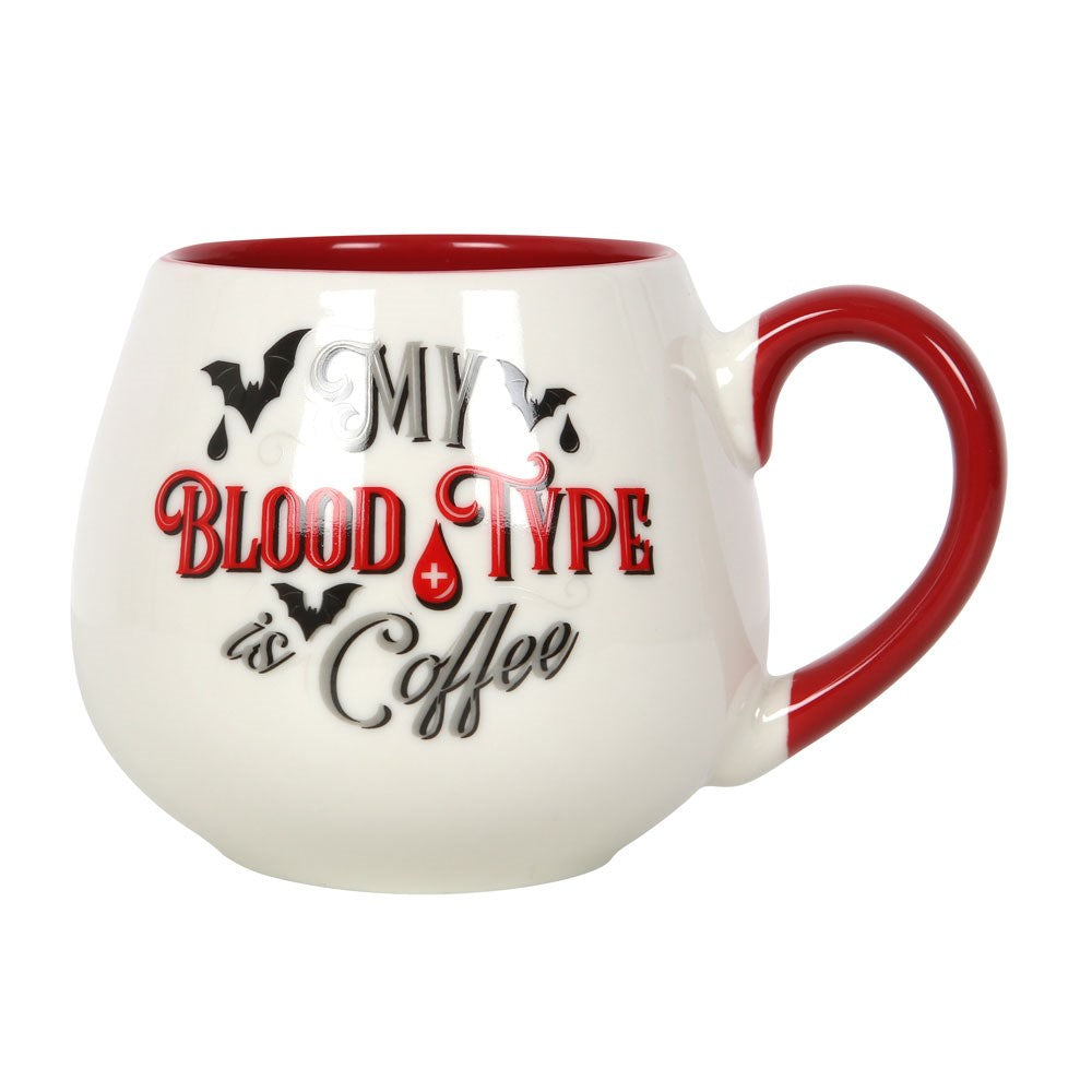 'My Blood Type is Coffee' Coffee Mug