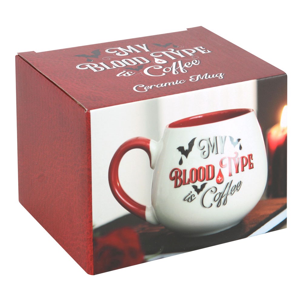 'My Blood Type is Coffee' Coffee Mug