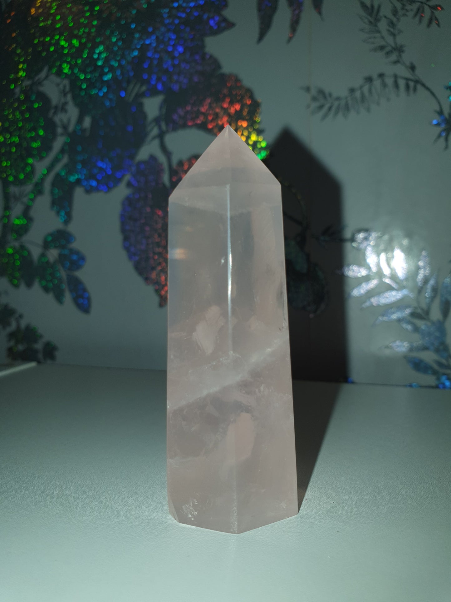 Rose Quartz Crystal Point