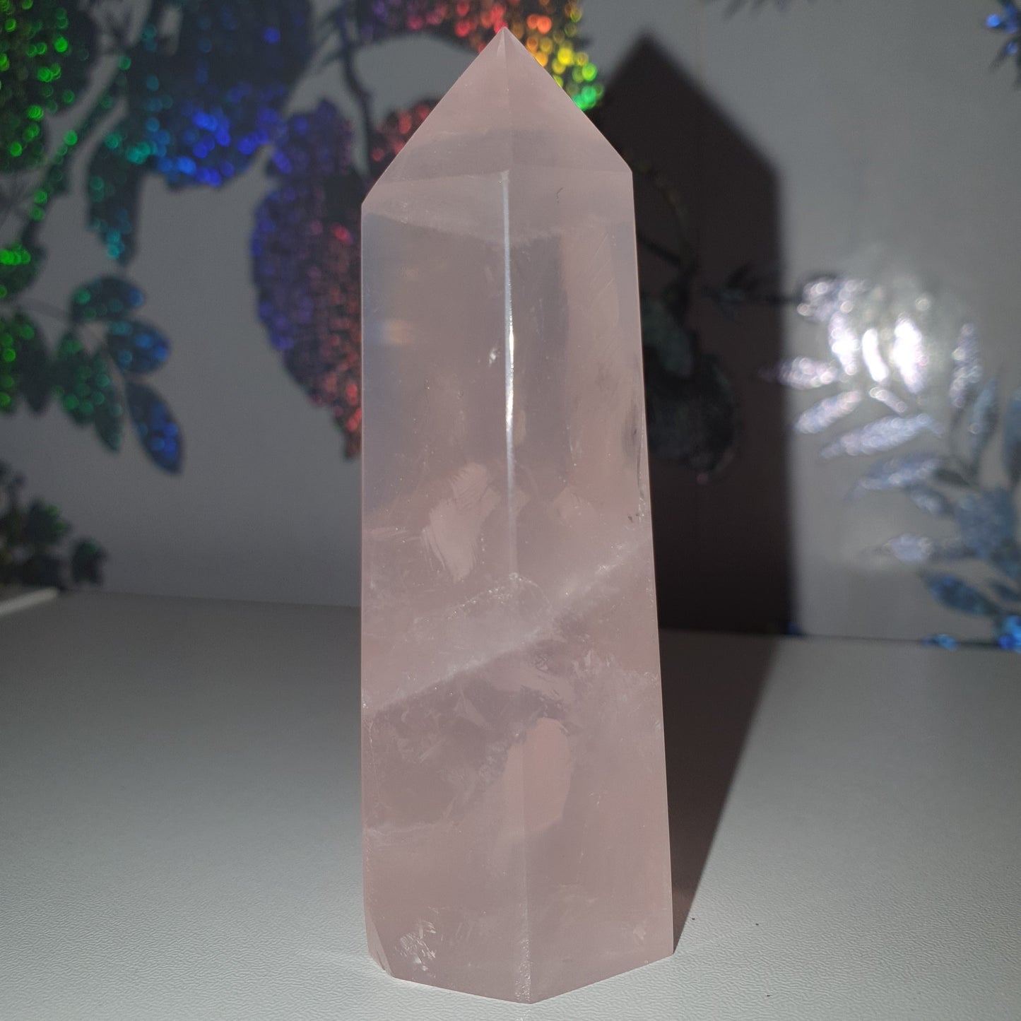 Rose Quartz Crystal Point