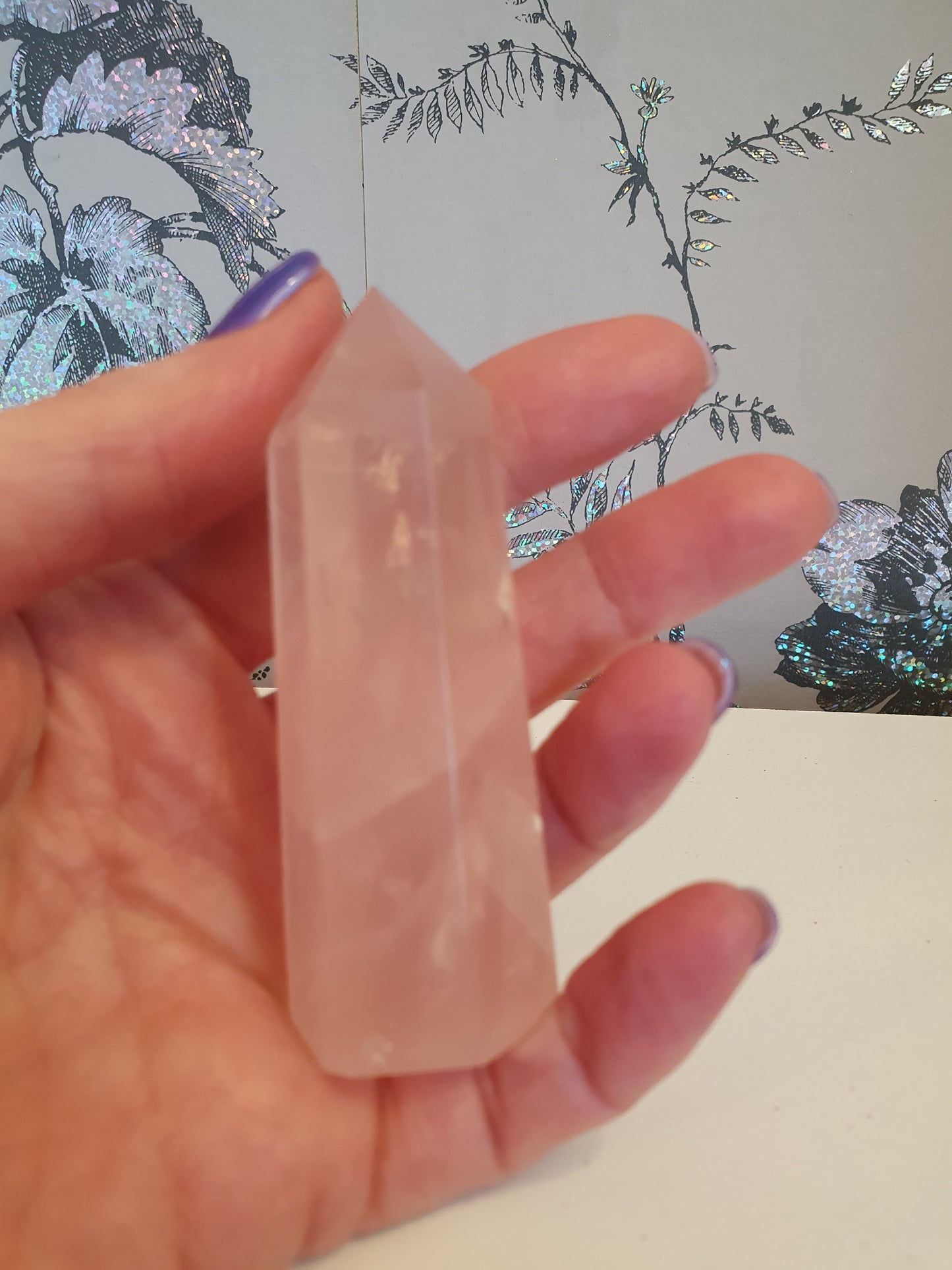 Rose Quartz Crystal Point