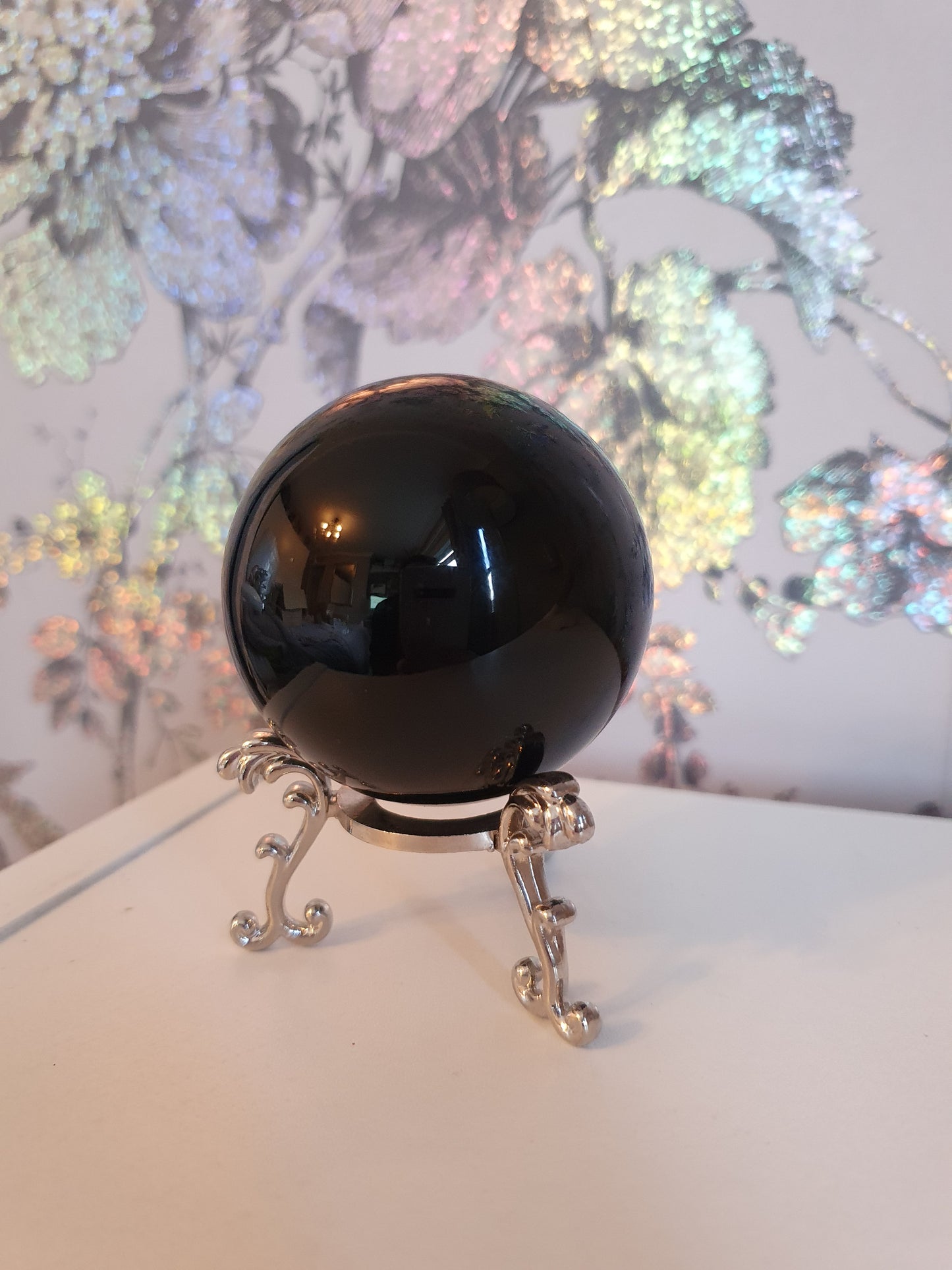 Black Obsidian Sphere