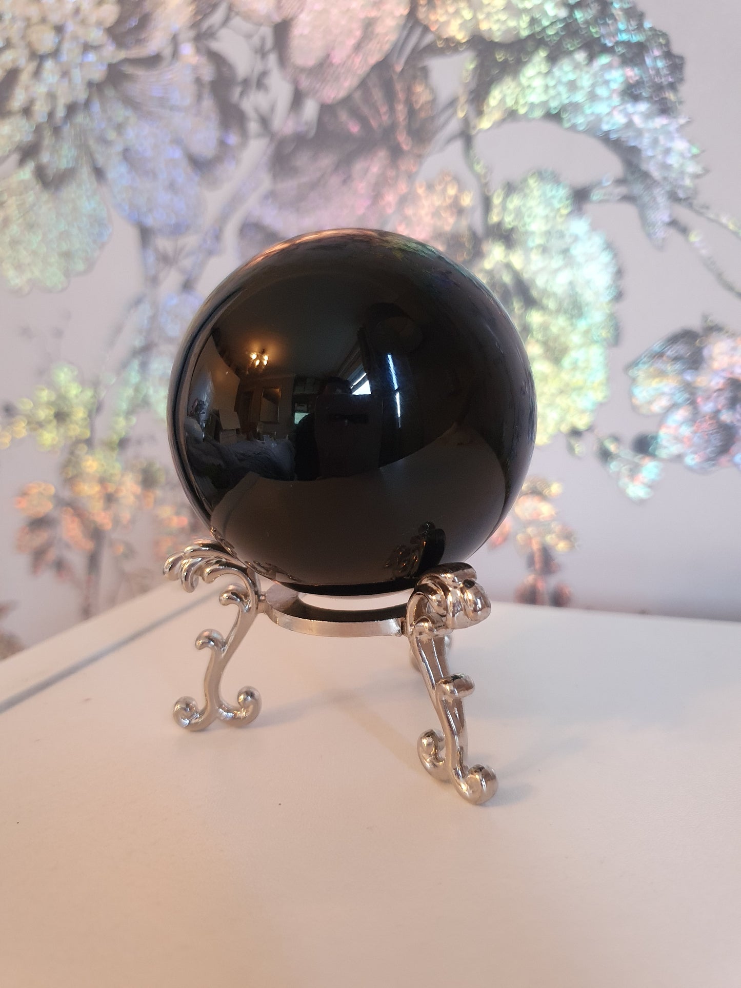 Black Obsidian Sphere