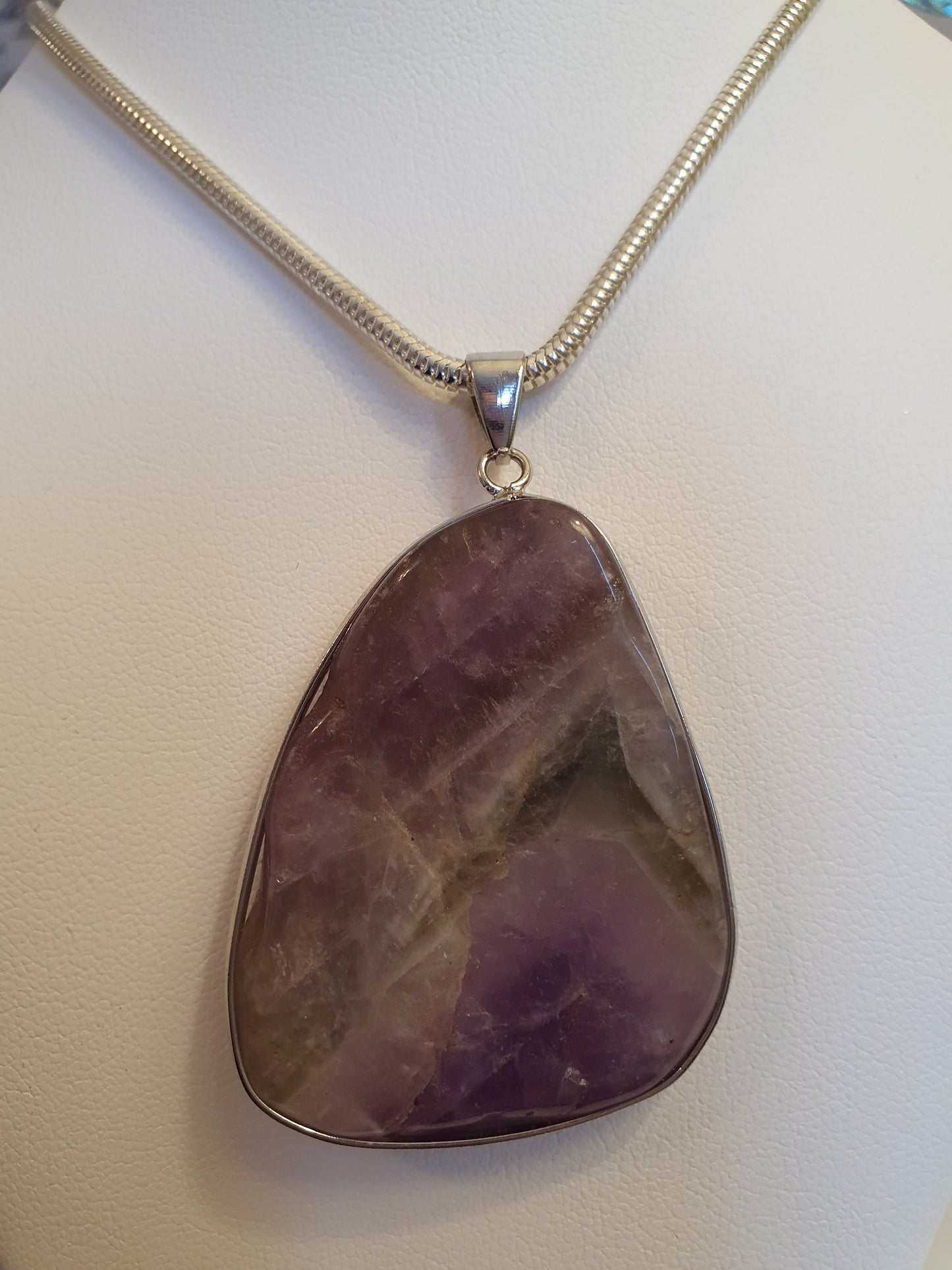 Amethyst Crystal Pendant