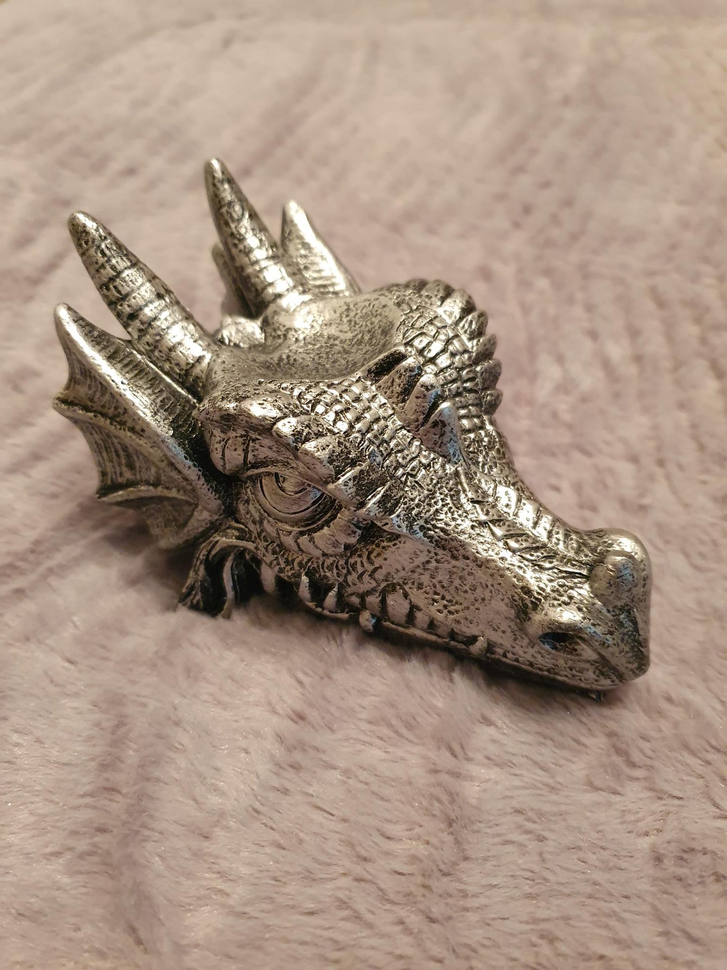 Silver Dragon Crystal Sphere holder