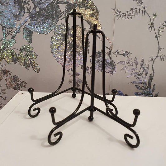 Black Metal Crystal Slab Holders