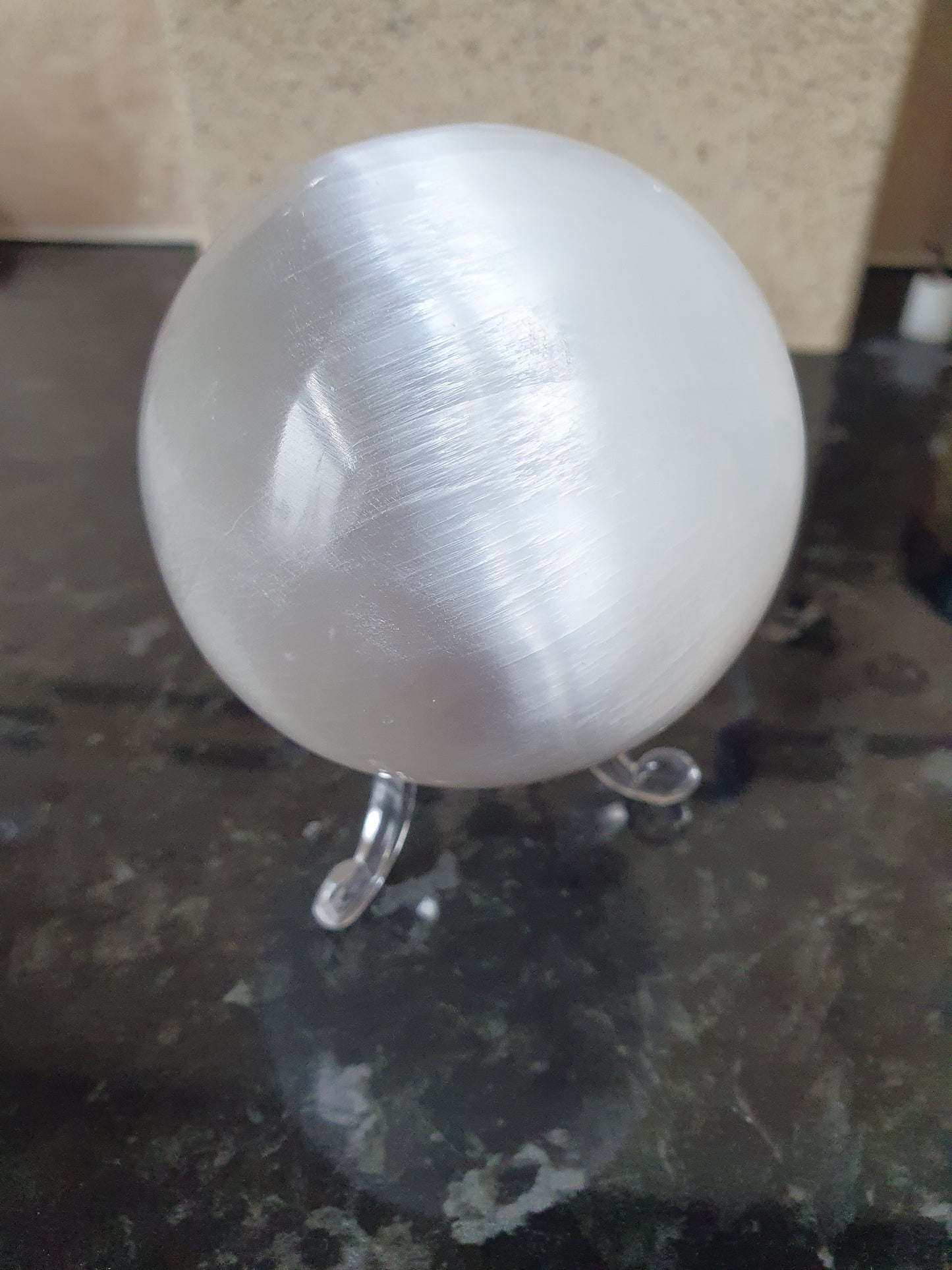 Selenite Large Crystal Sphere