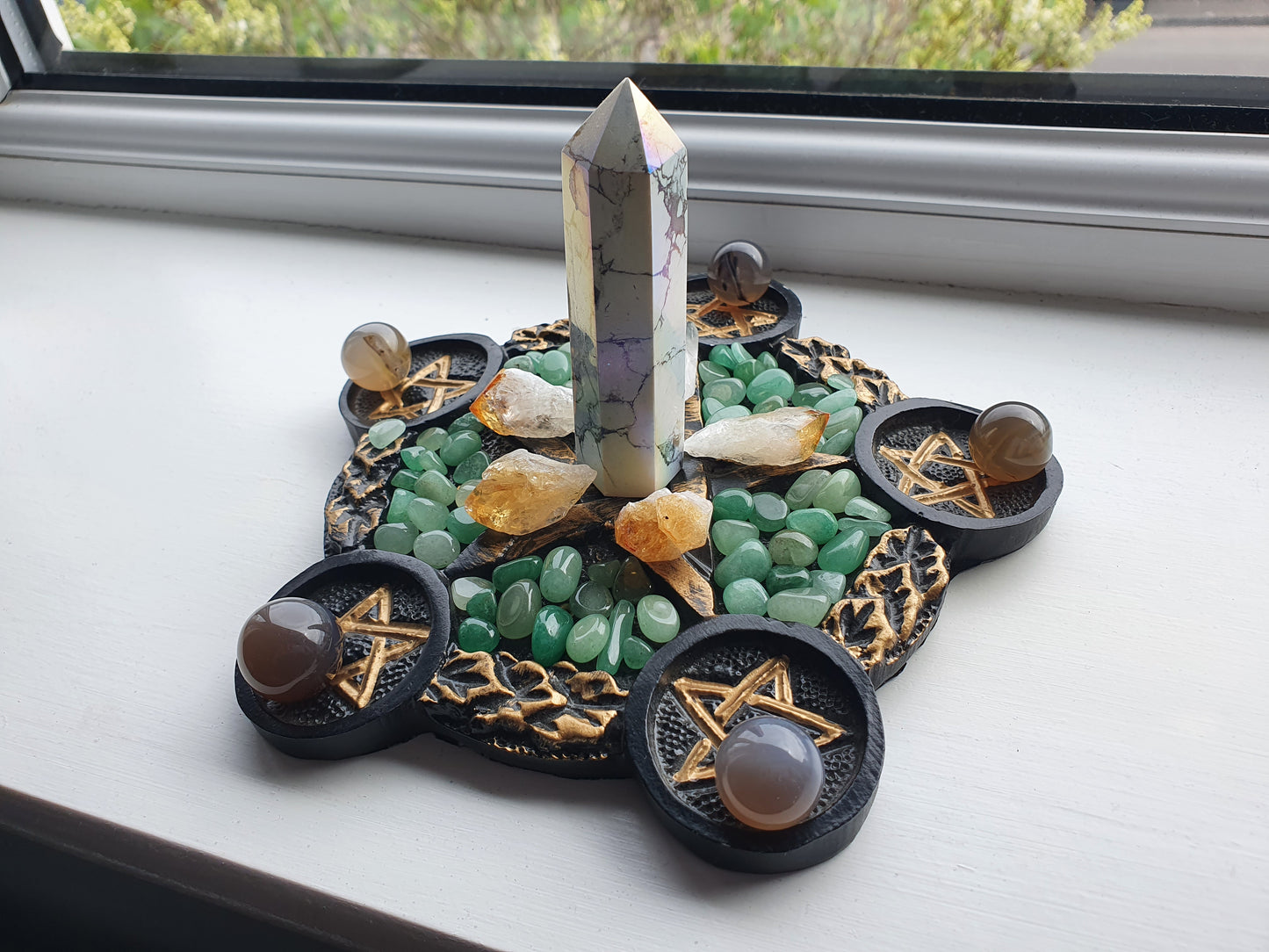 Pentagram Star Candle Holder
