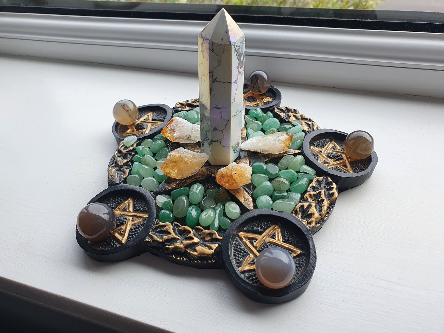 Pentagram Star Candle Holder