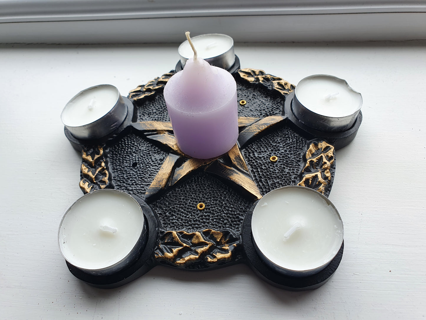 Pentagram Star Candle Holder