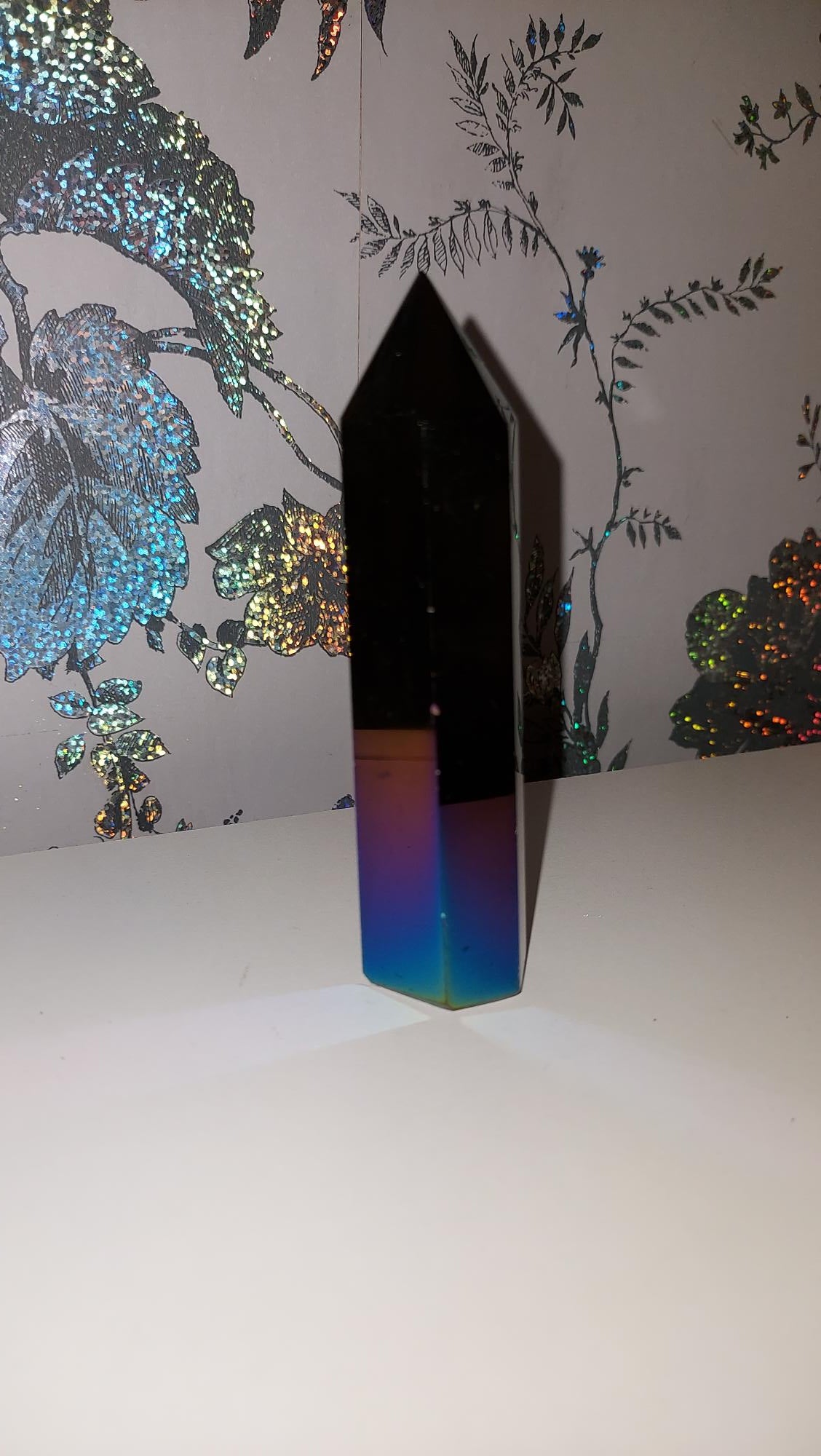 Aura Obsidian Crystal Points