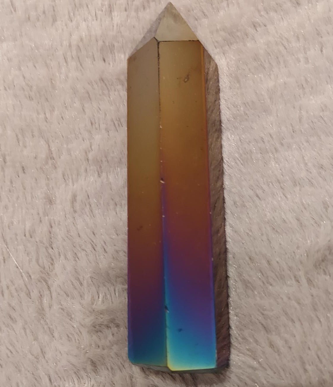 Aura Obsidian Crystal Points