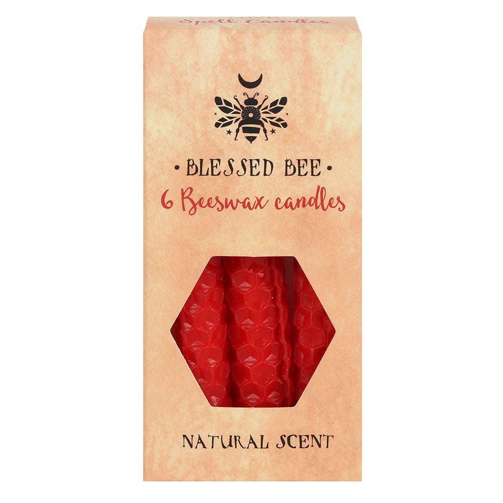 Red Beeswax Spell Candles