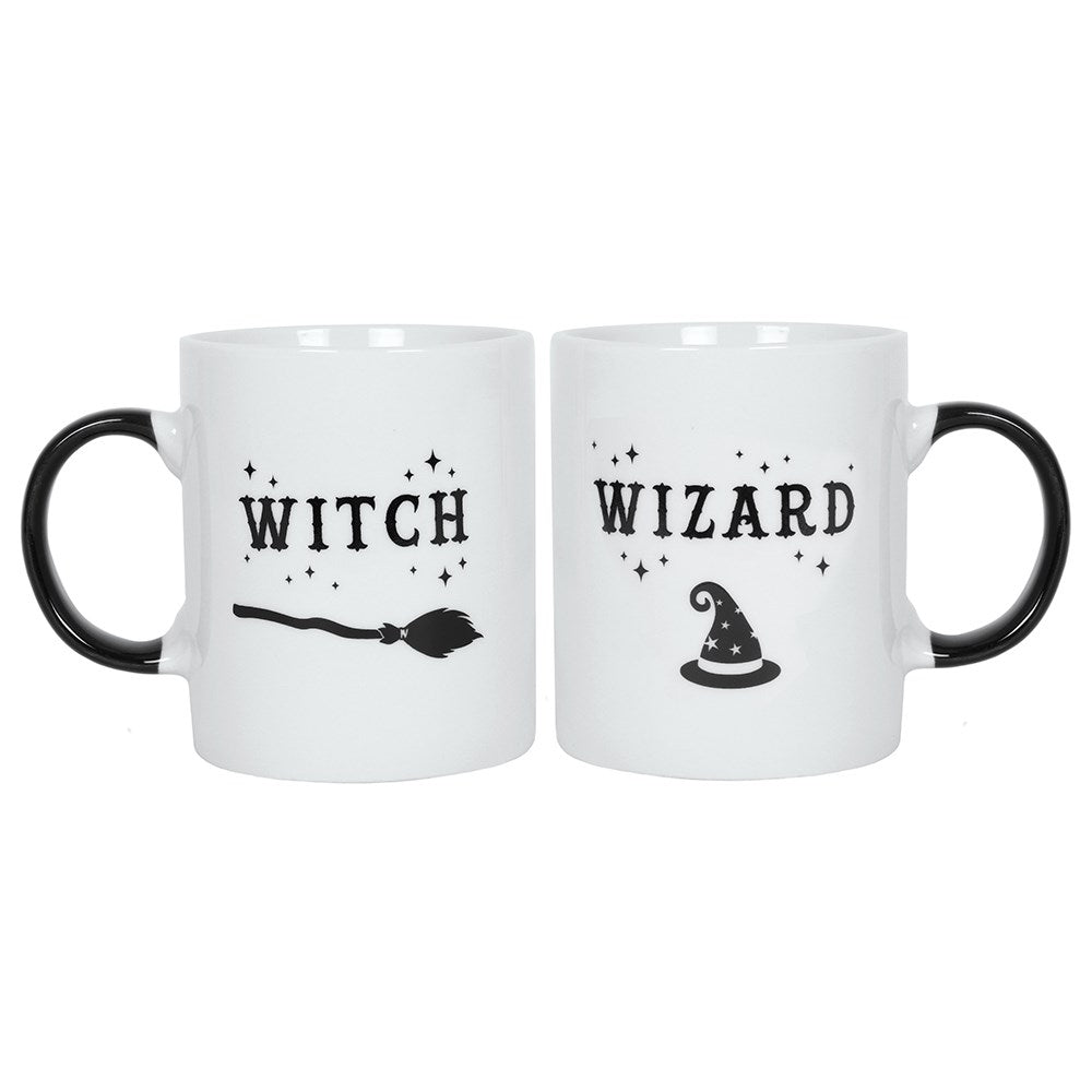 Witch and Wizard Mug set