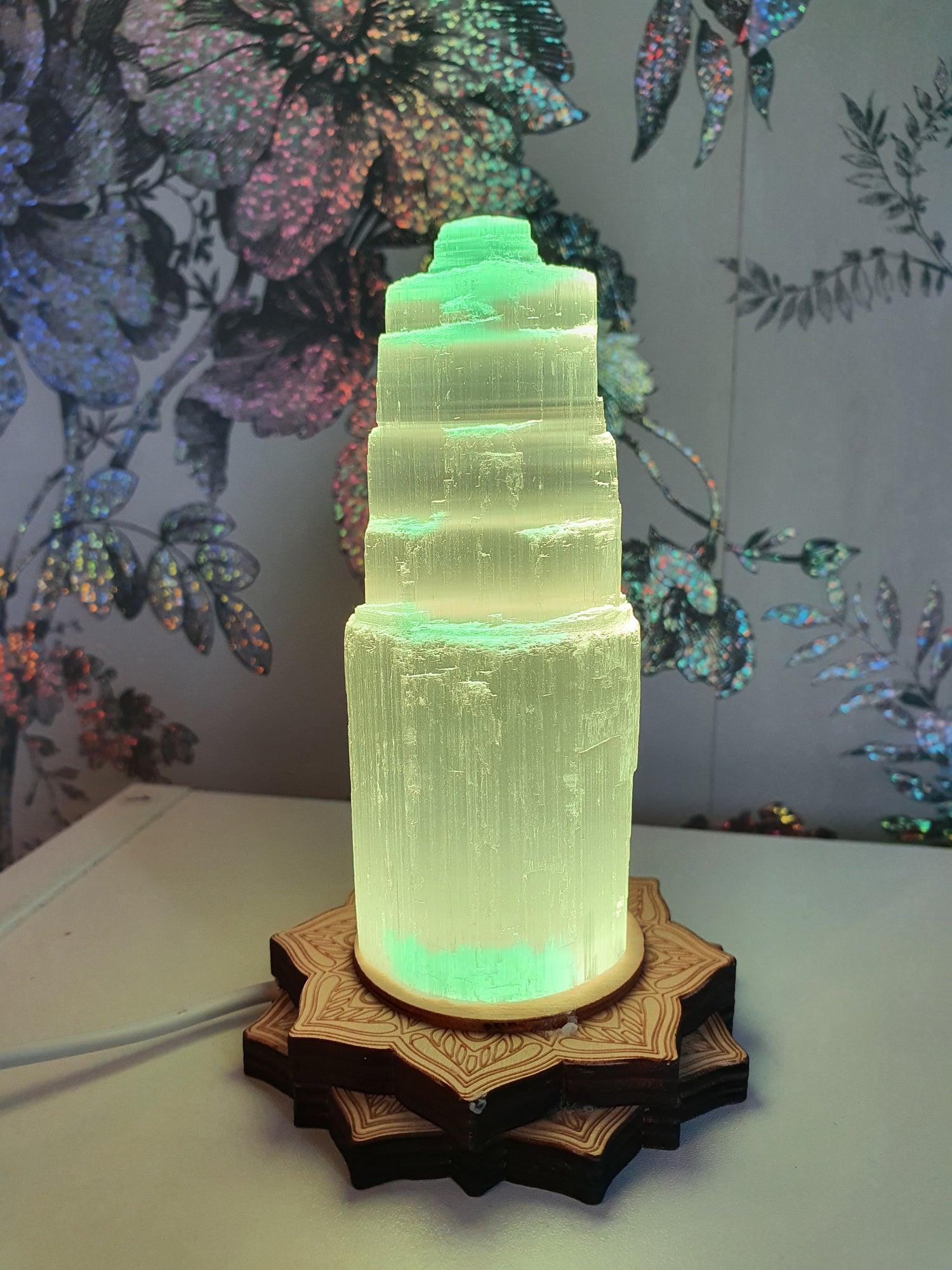 Crystal Lamp Stands