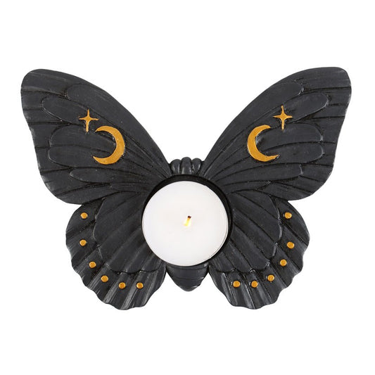 Dark Moth Tealight Holder