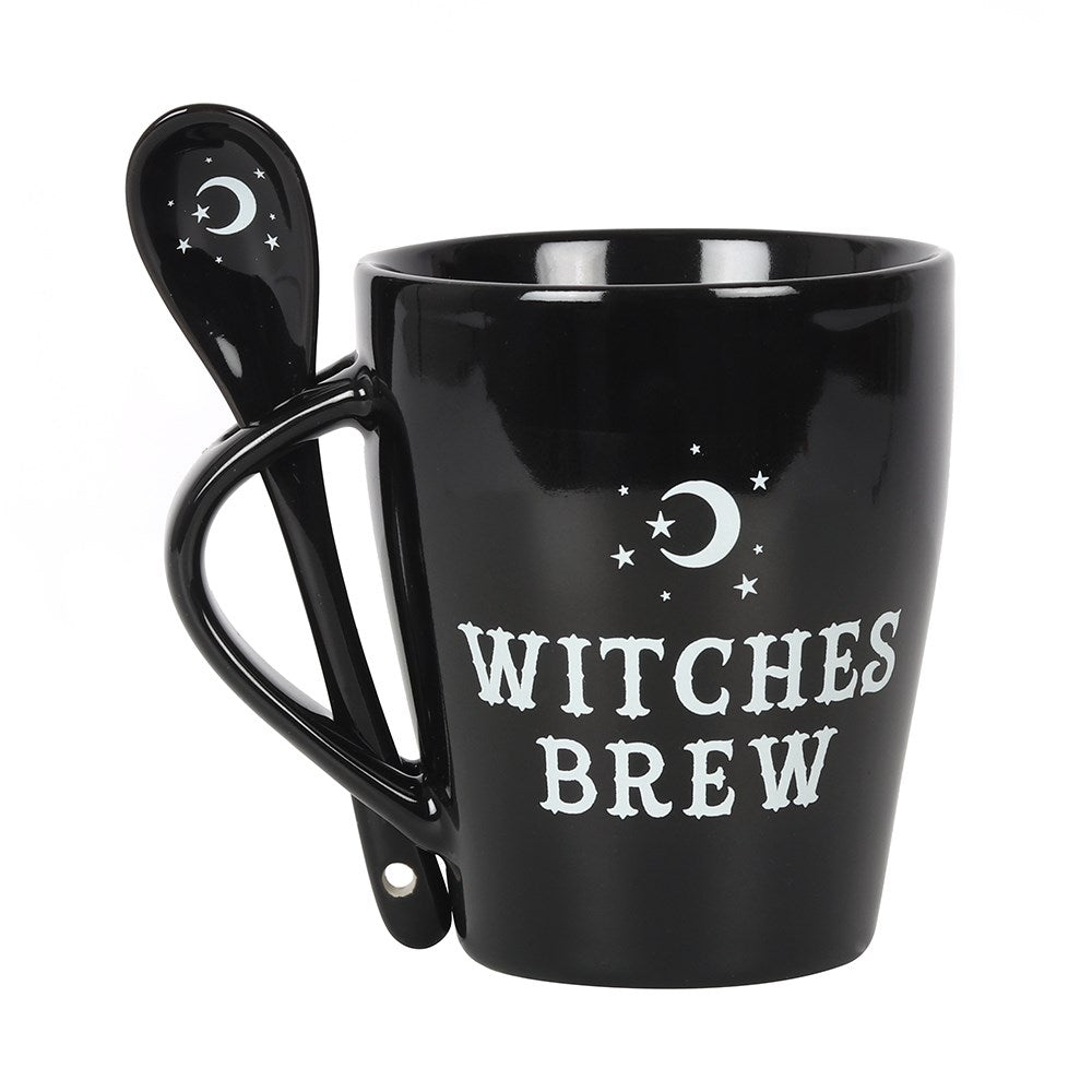Witches Brew Coffee Mug and Spoon Set