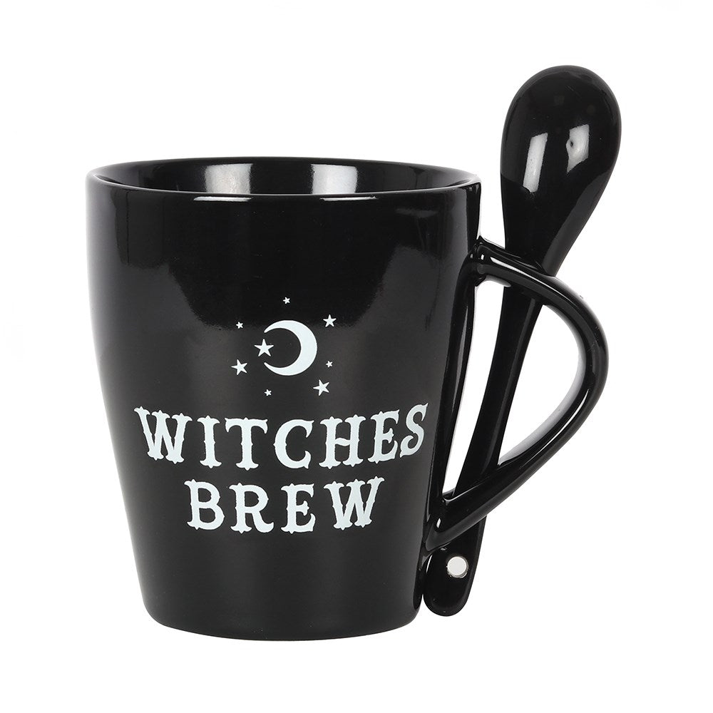 Witches Brew Coffee Mug and Spoon Set
