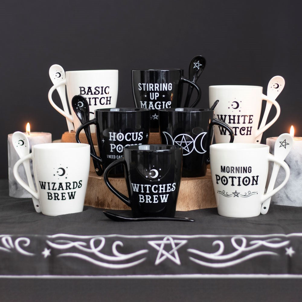 Witches Brew Coffee Mug and Spoon Set