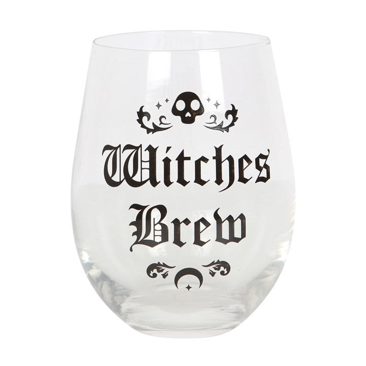 Witches Brew Wine glass