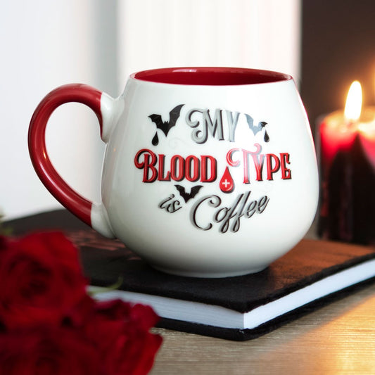 'My Blood Type is Coffee' Coffee Mug