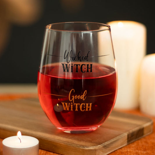Wicked Witch Wine glass