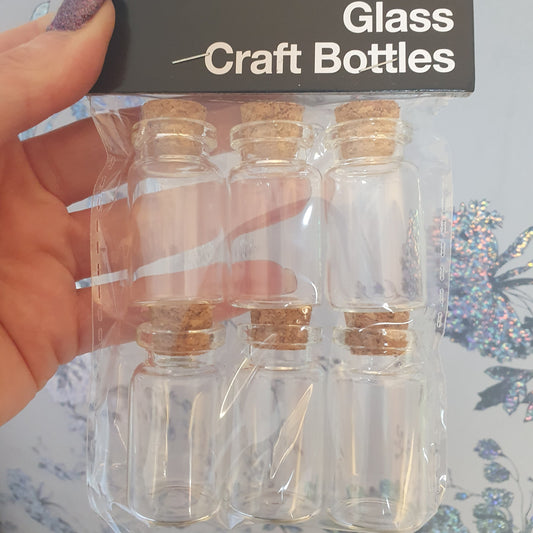 Mini Glass Spell Bottles