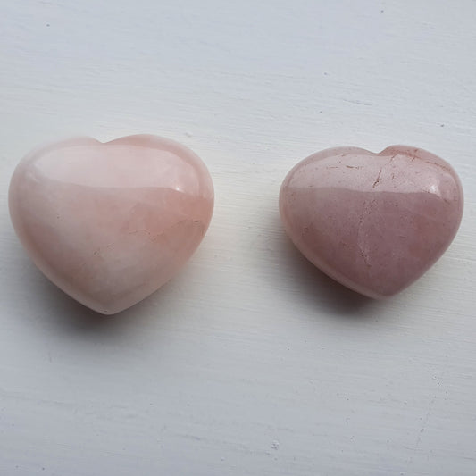 Rose Quartz Heart