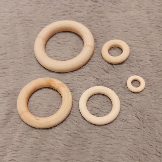 Wooden Ring Crystal Sphere Stand