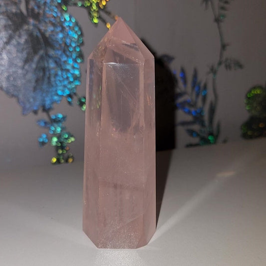 Rose Quartz Crystal Point