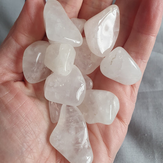 Clear Quartz Polished Tumble stone