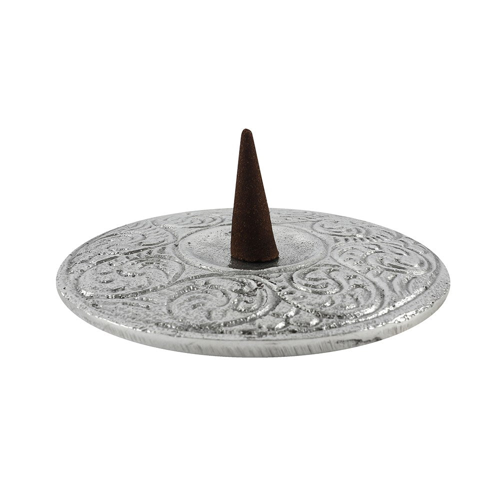 Silver-toned Pentagram Incense holder