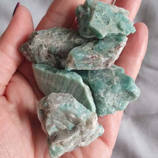 Raw Amazonite stone