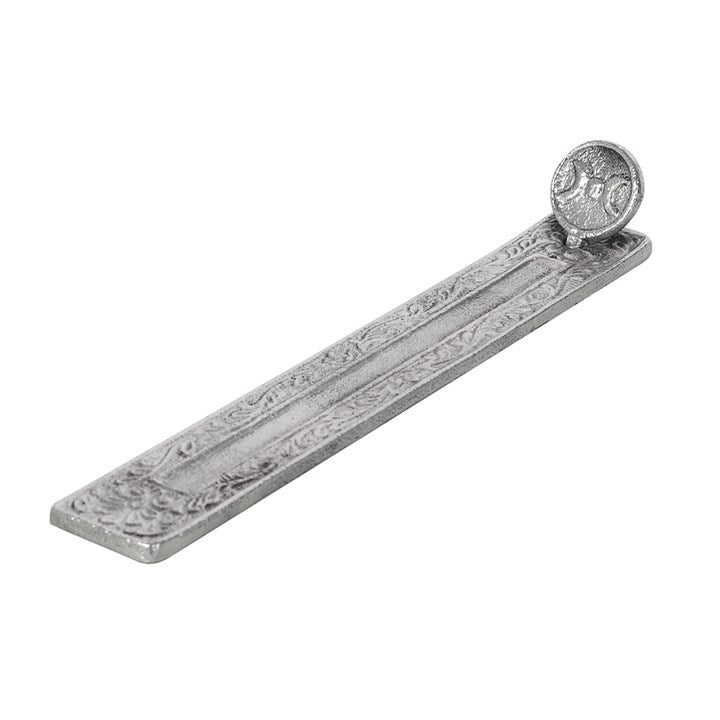 Silver Triple Moon Incense Ash Catcher